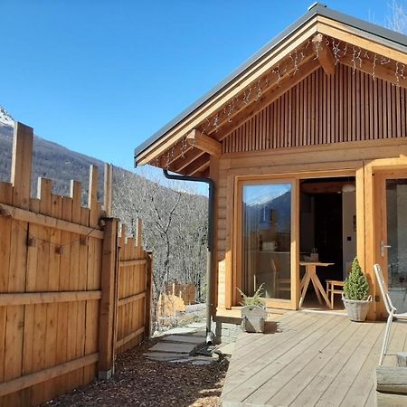 Petit Chalet Neuf Independant 2 Pers "La Cabane De Jean " Briançon Eksteriør bilde