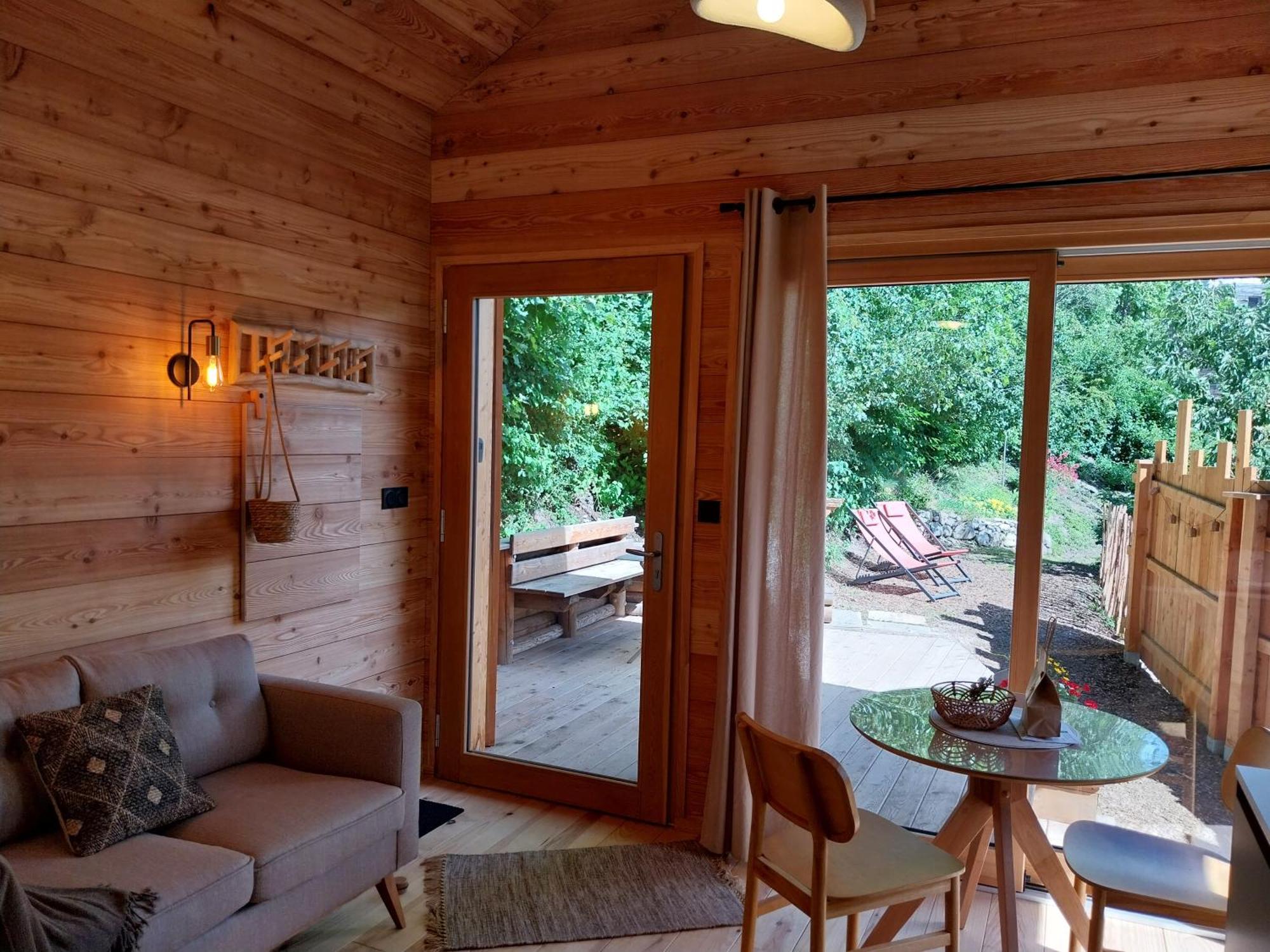 Petit Chalet Neuf Independant 2 Pers "La Cabane De Jean " Briançon Eksteriør bilde