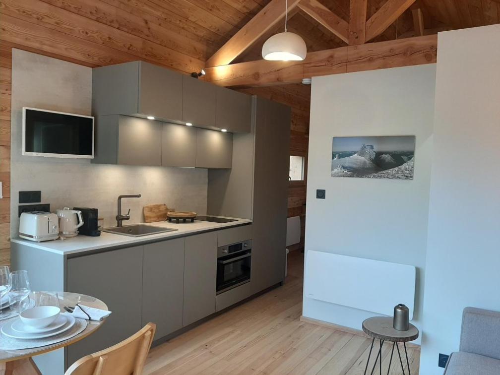 Petit Chalet Neuf Independant 2 Pers "La Cabane De Jean " Briançon Eksteriør bilde